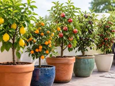 12 Best Dwarf Fruit Trees for Patios and Pots