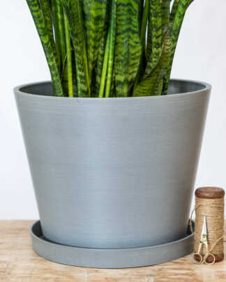 16 Inch Light Grey Planter