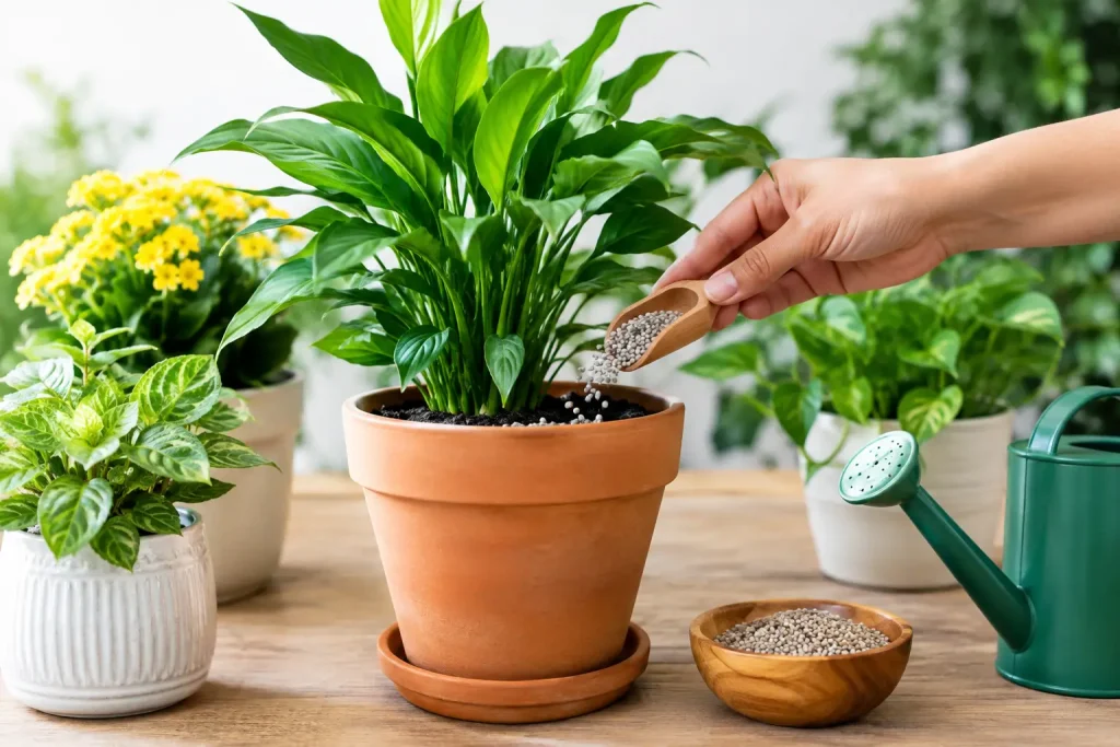 How to Fertilize Potted Plants Without Overdoing It