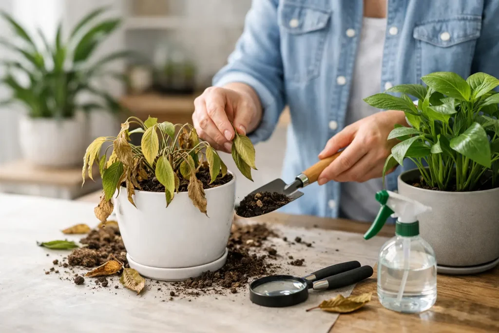 How to Revive Stressed Houseplants Without Guesswork