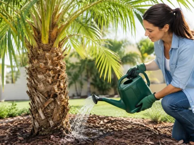 How to Water Palm Trees Without Root Rot
