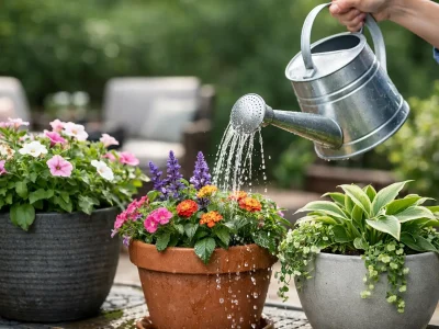 How to Water Patio Containers Without Guesswork