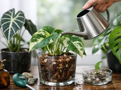 How to Water Rare Aroids Without Root Rot