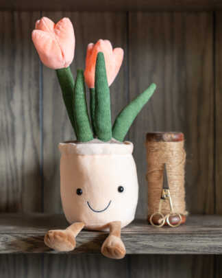 Pink Tulip Plushie